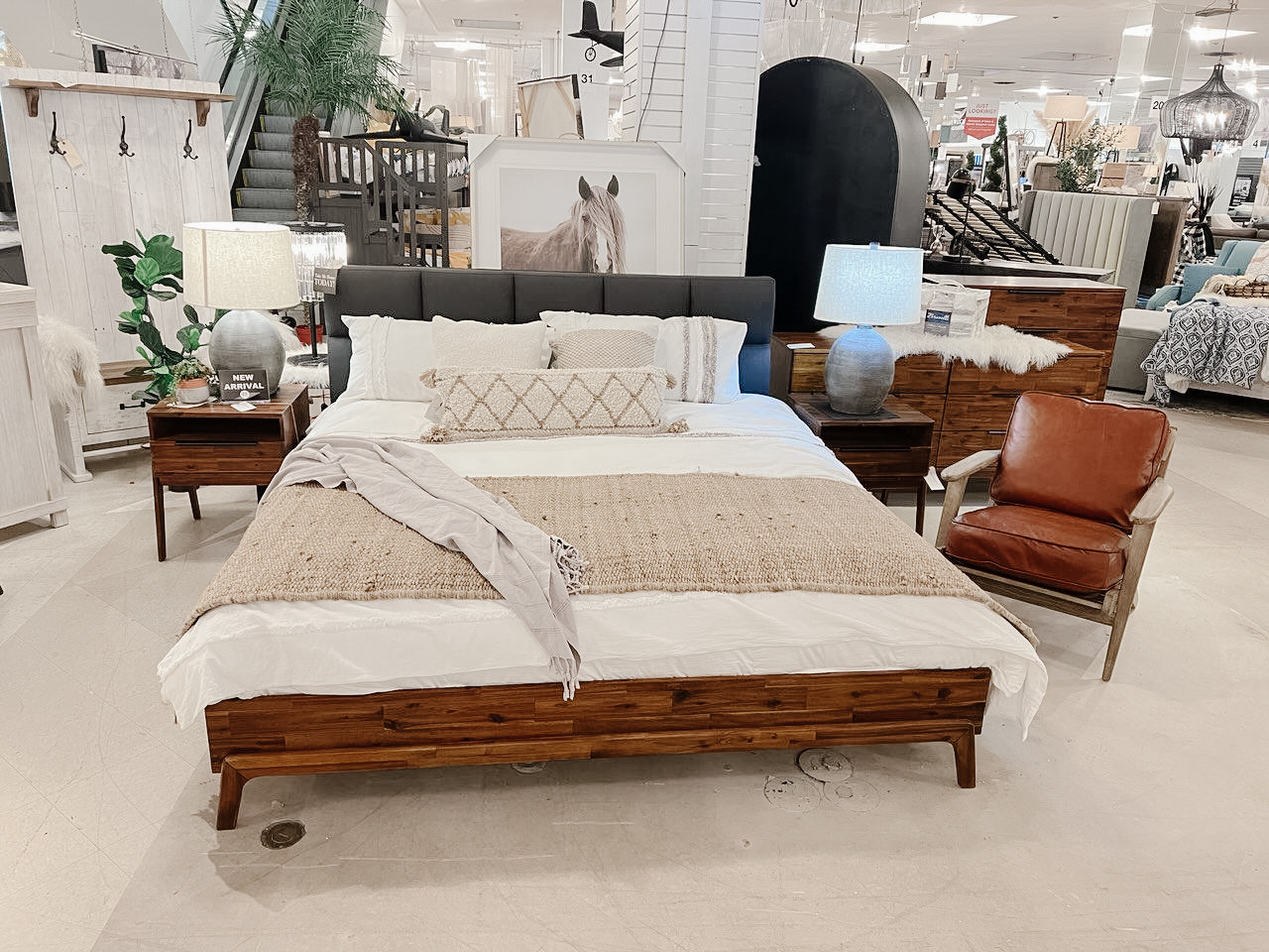Grenoble Ivory and Taupe Double Queen Duvet Cover | Calgary Furniture Store