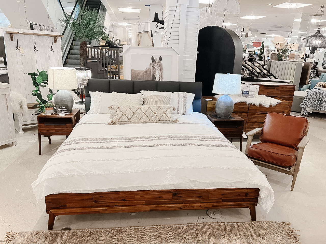 Grenoble Ivory and Taupe Double Queen Duvet Cover | Calgary Furniture Store