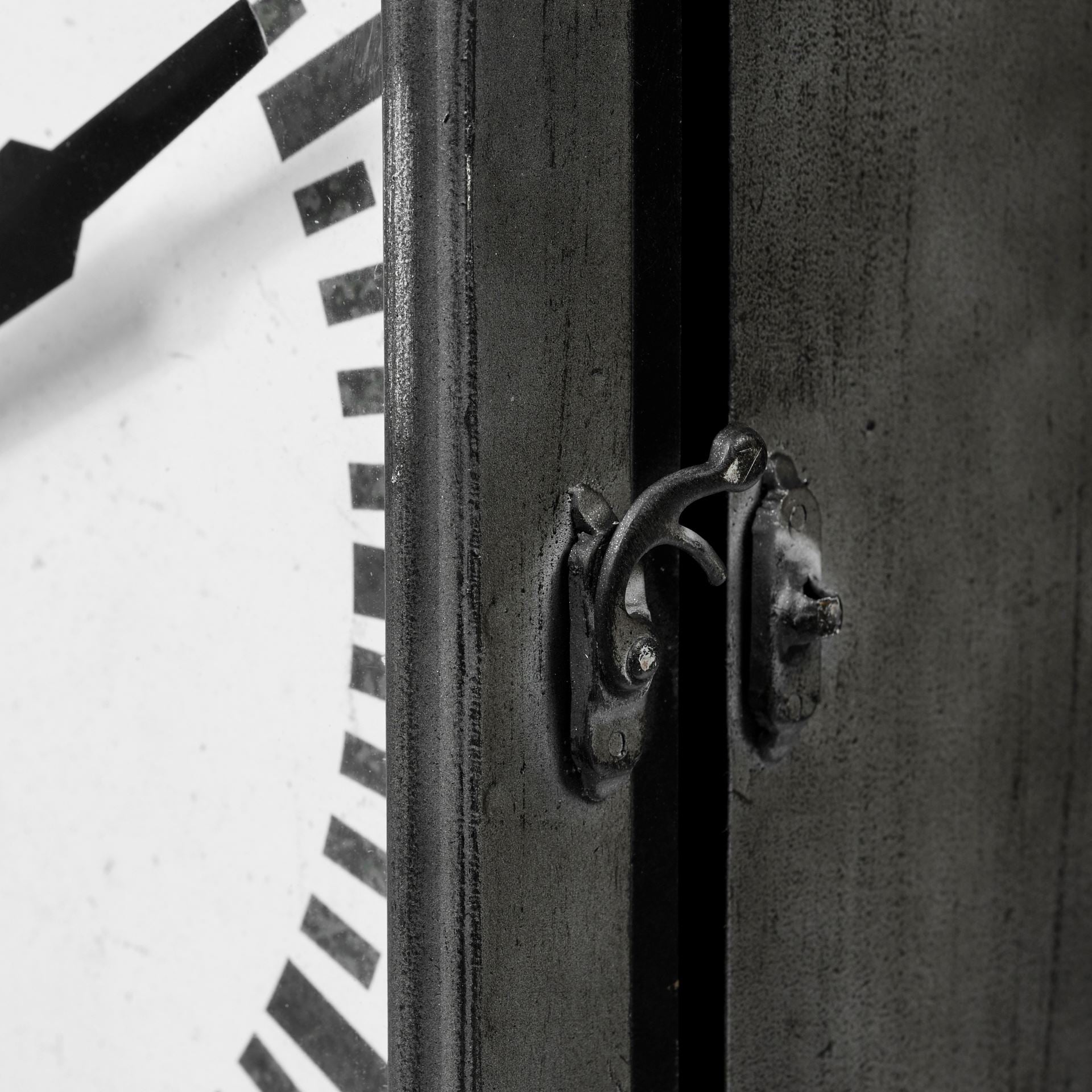 Hagar Rectangular Large Industrial Wall Clock | Calgary Furniture Store