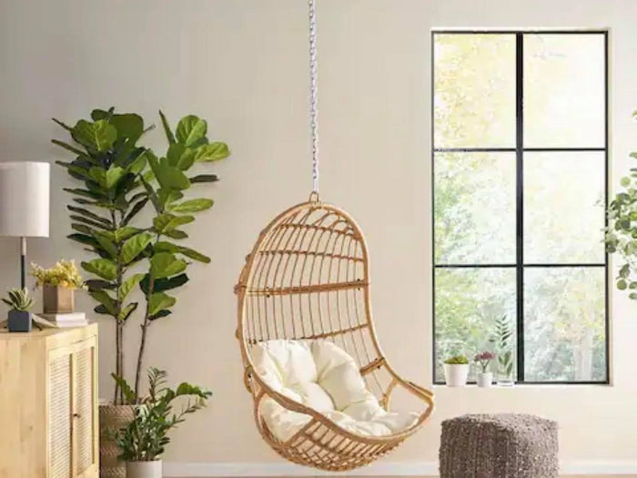 Hanging Rattan Swinging Chair | Calgary's Furniture Store | Calgary Chairs