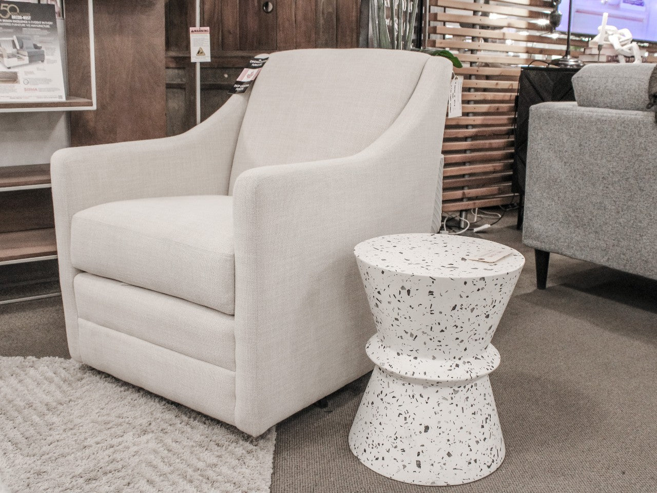 Hourglass Side Table | Calgary Furniture Store