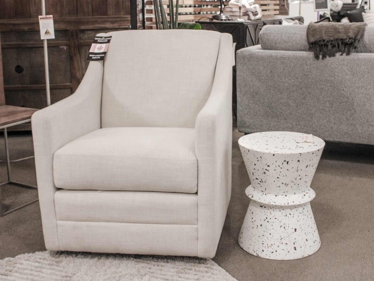Hourglass Side Table | Calgary Furniture Store