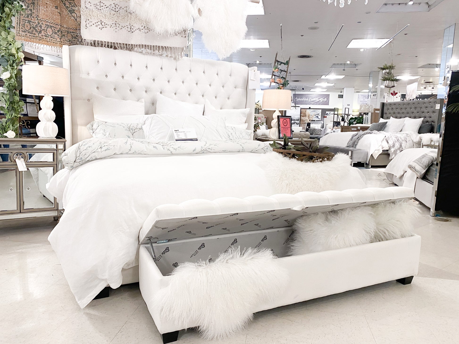 Tufted Panama Bench, Made in Canada 🇨🇦 | Calgary's Furniture Store | Calgary Benches