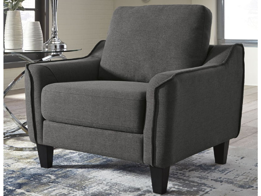 Jarreau Gray Accent Chair | Calgary Furniture Store