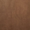 Jessie Brown Leather Seat - Gold Metal Base Accent Bench | Calgary Furniture Store