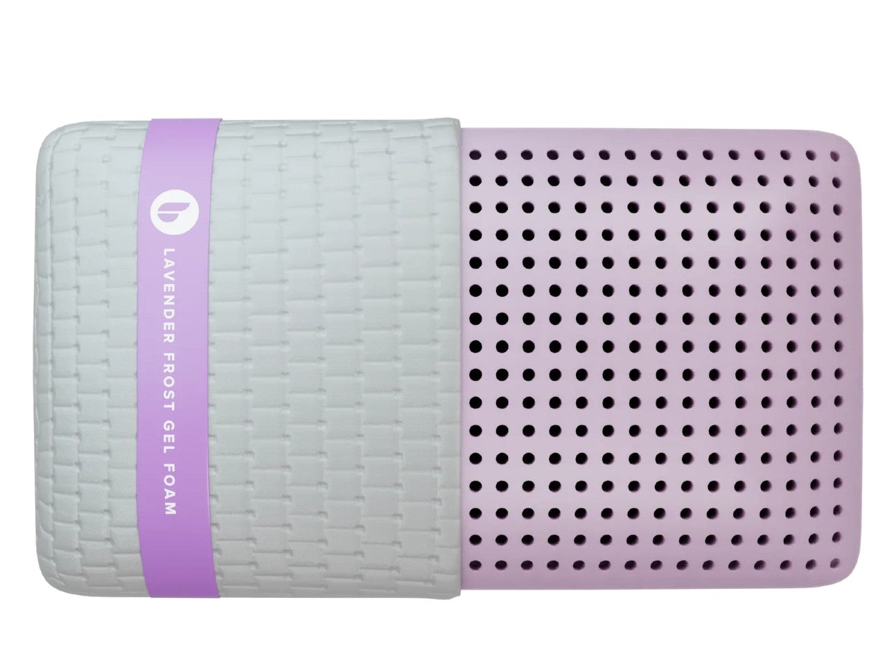 Lavender Frost Queen High Profile Pillow | Calgary Furniture Store
