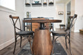 Metal Crossback Dining Chair | Calgary Furniture Store