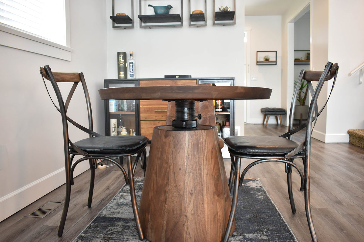 Metal Crossback Dining Chair | Calgary Furniture Store