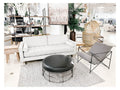 Leonidas Grey Accent Chair | Calgary Furniture Store