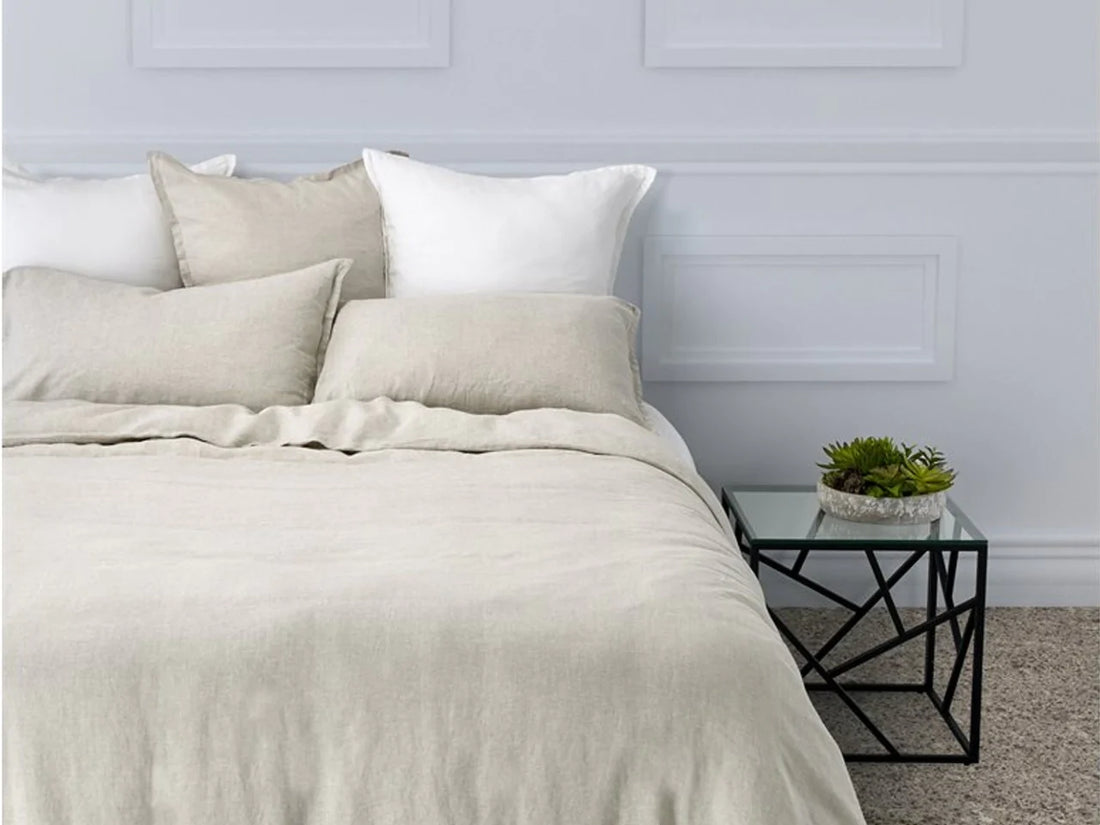 Linen Natural King Duvet Cover | Calgary Furniture Store