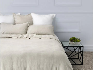 Linen Natural King Duvet Cover | Calgary Furniture Store