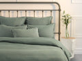 Linen Sage Green Double Queen Duvet Cover | Calgary Furniture Store