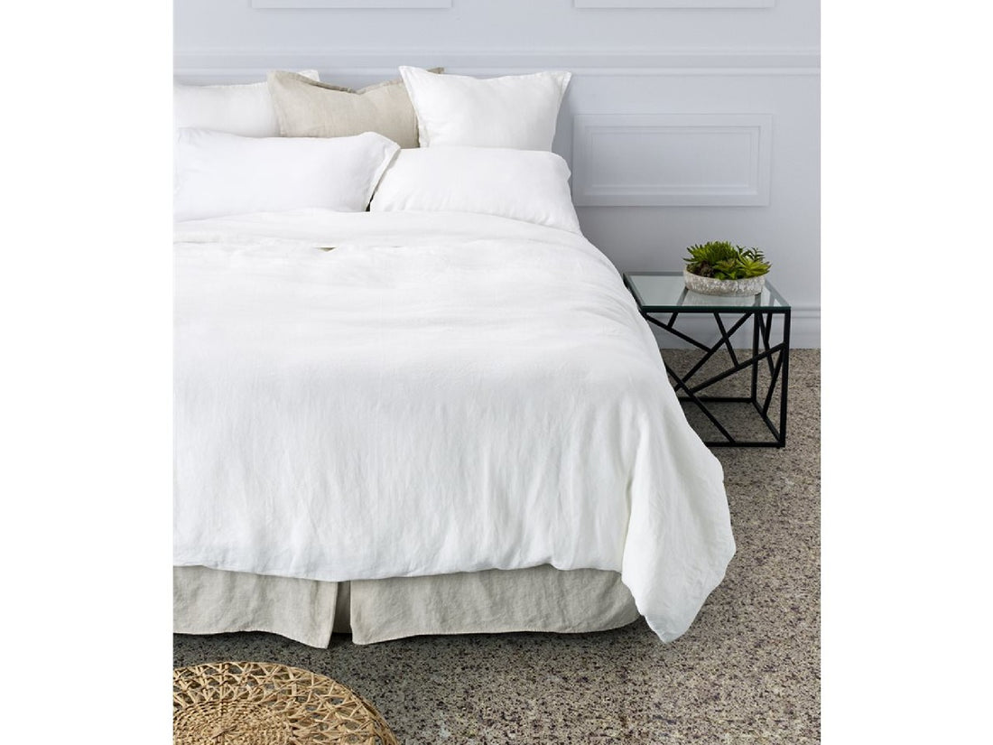 Linen White Double Queen Duvet Cover | Calgary Furniture Store