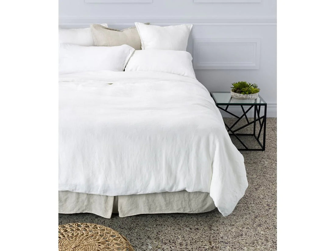 Linen White King Duvet Cover | Calgary Furniture Store