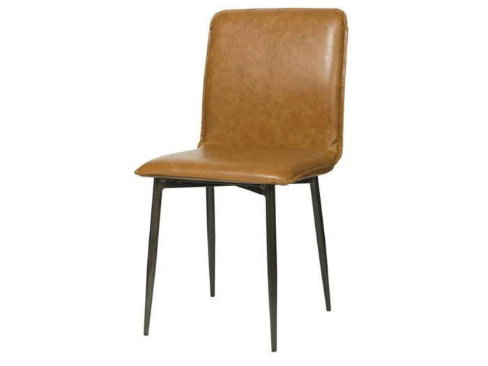 Lukas Side Dining Chair - Brown | Calgary's Furniture Store | Calgary Dining Chairs