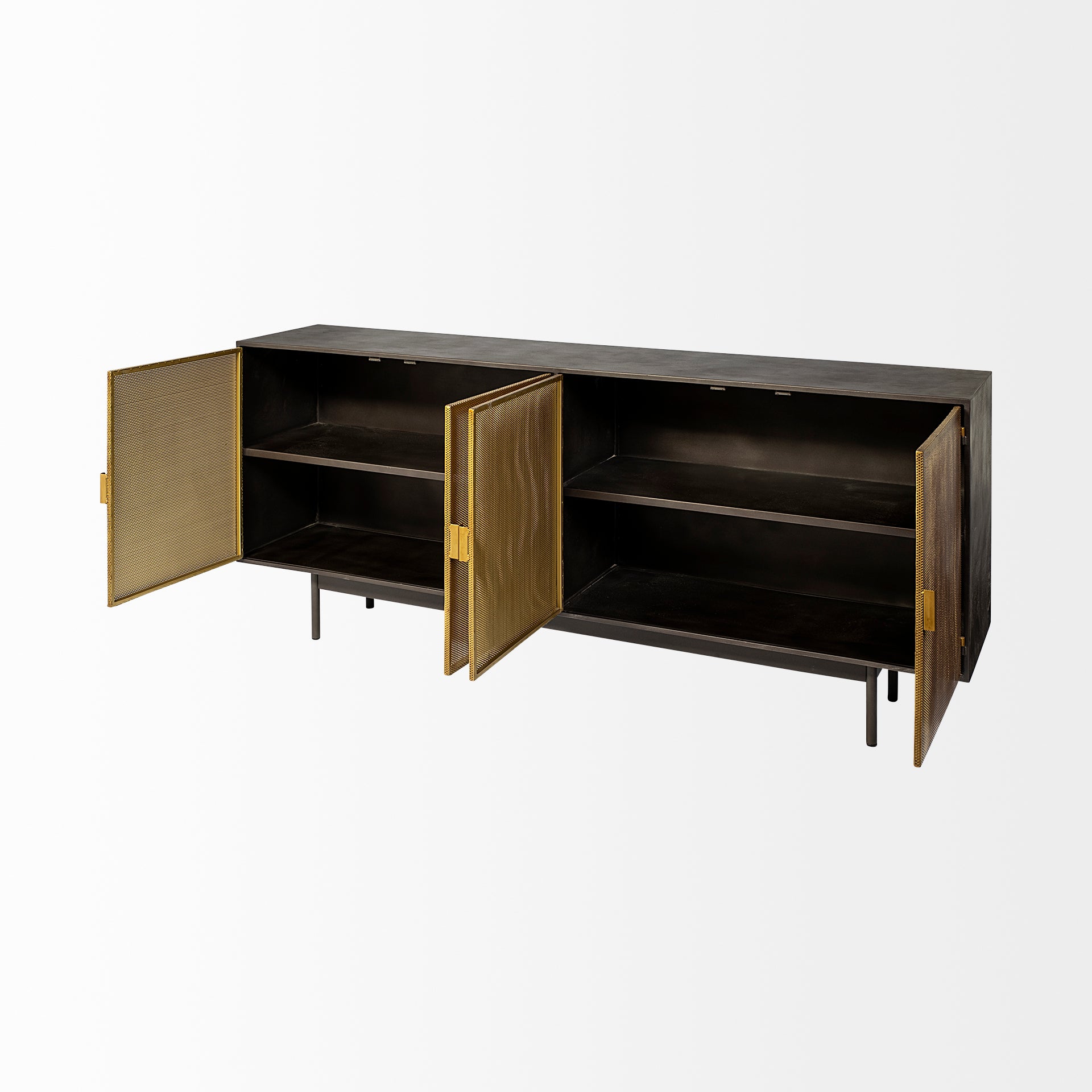Newsome II Four Cabinet Door Sideboard | Calgary Furniture Store