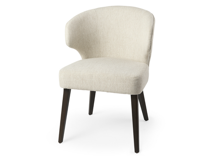 Niles Cream Fabric Dining Chair | Calgary Furniture Store