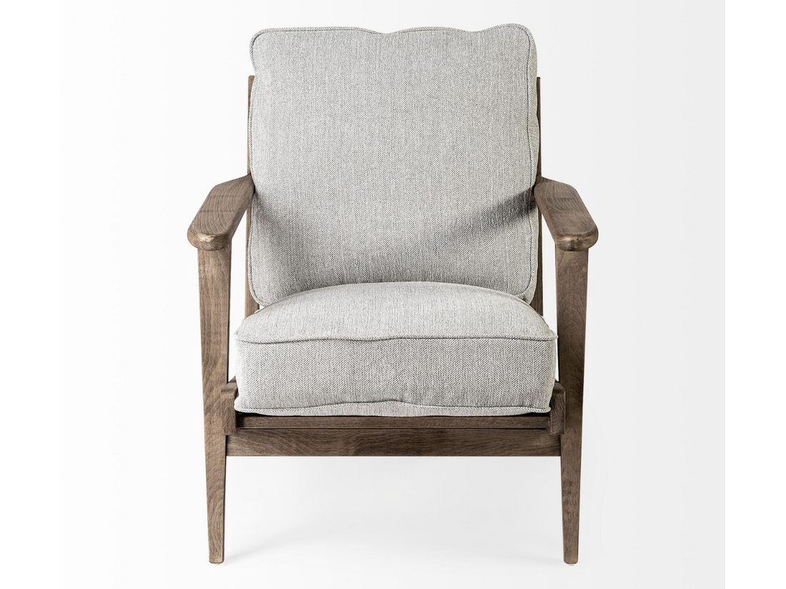 Olympus Frost Grey Accent Chair | Calgary Furniture Store