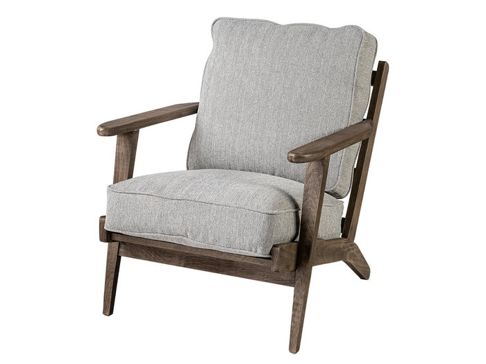 Olympus Frost Grey Accent Chair | Calgary Furniture Store