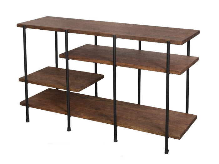 PARADISE SOLID WOOD Multi-Level Console Table | Calgary Furniture Store