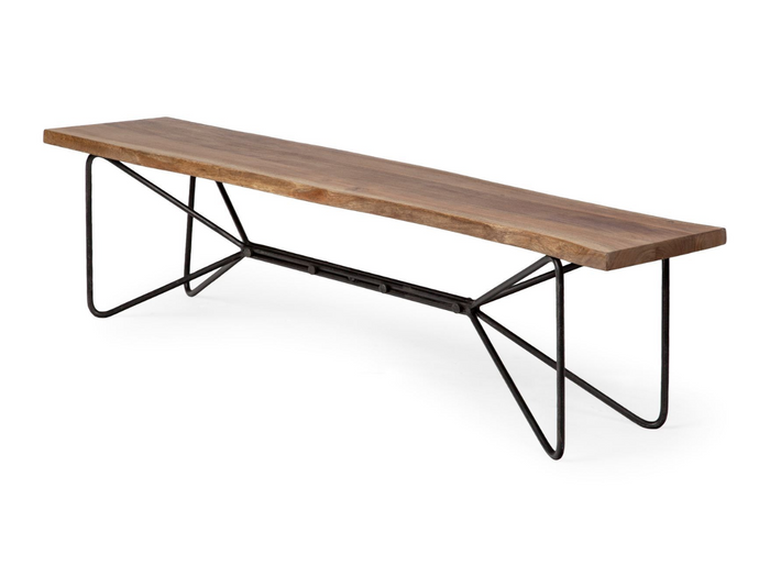 Papillion Natural Wood Dining Bench | Calgary Furniture Store