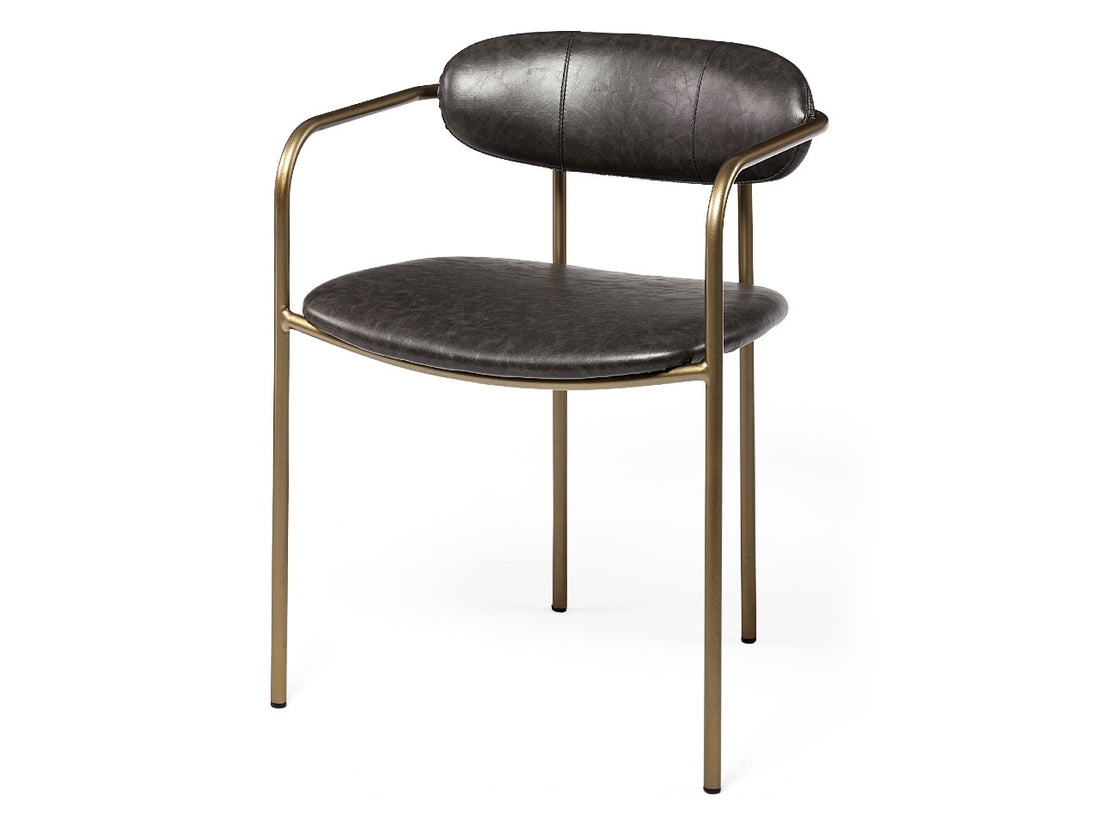 Parker Dining Chair - Faux Leather | Calgary's Furniture Store | Calgary Dining Chairs