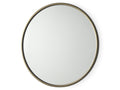 Piper Wall Mirror - Gold Metal | Calgary's Furniture Store | Calgary Mirrors