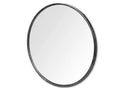 Piper Wall Mirror - Black Metal | Calgary Furniture Store