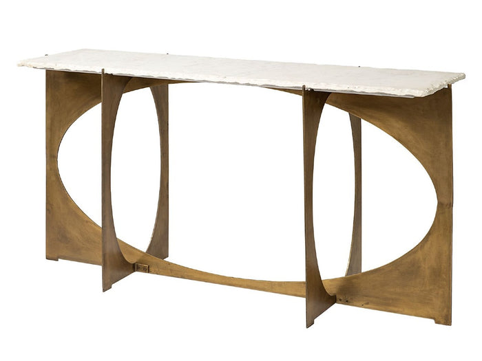 Reinhold IV Marble Top Console Table | Calgary Furniture Store