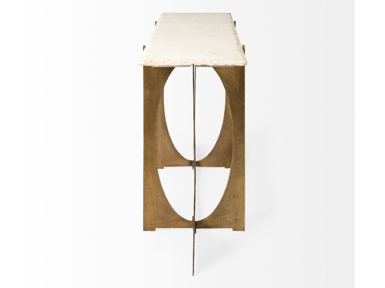 Reinhold IV Marble Top Console Table | Calgary Furniture Store