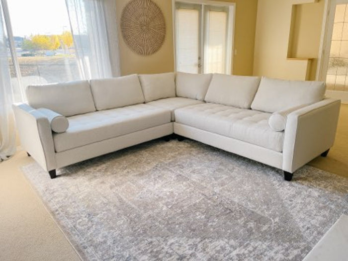 Fabric Sectional Sofas Calgary Baci Living Room