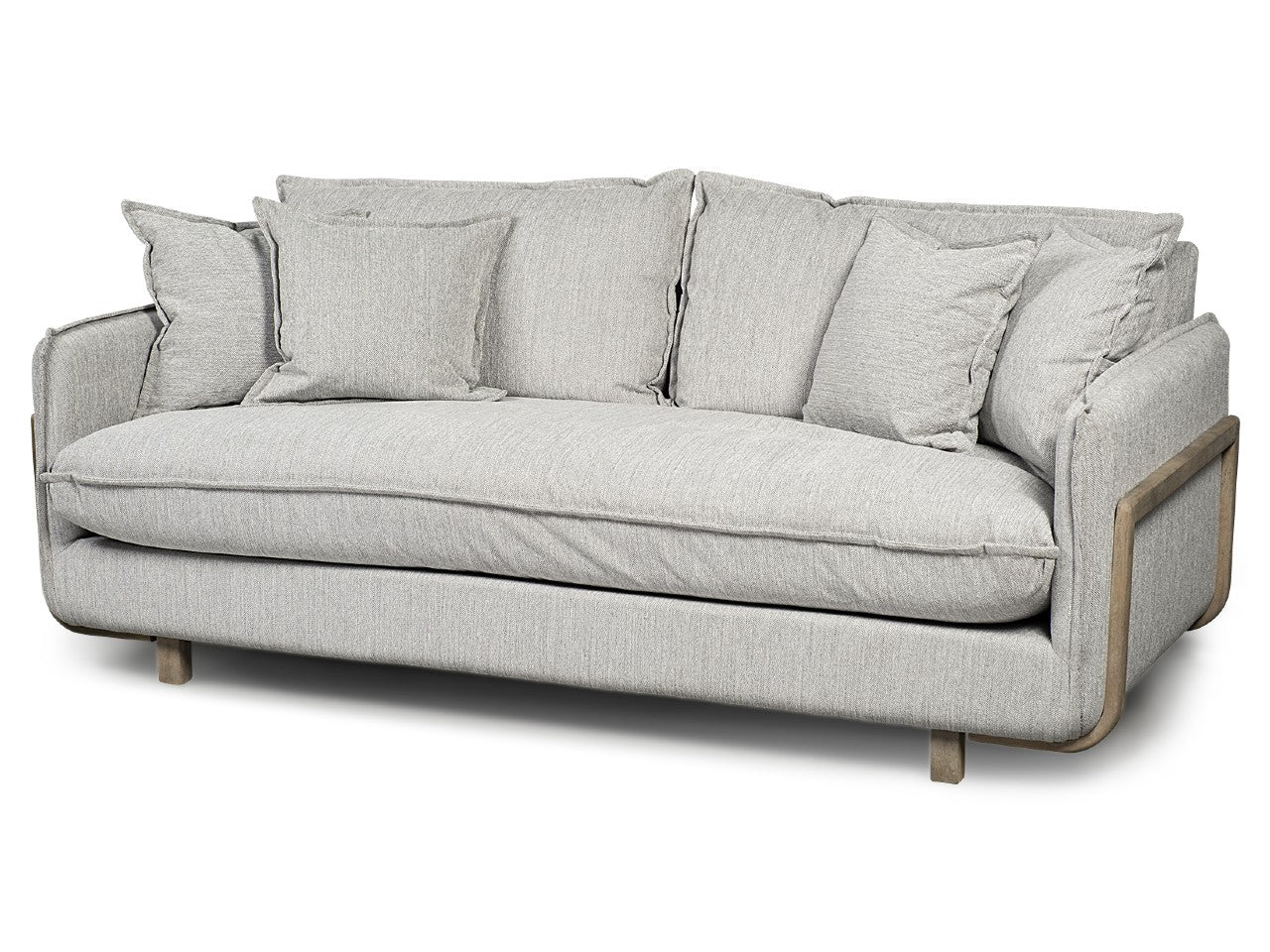 Roy Three Seater Sofa - 84" Frost Gray, Made in Canada 🇨🇦 | Calgary's Furniture Store | Calgary Sofas