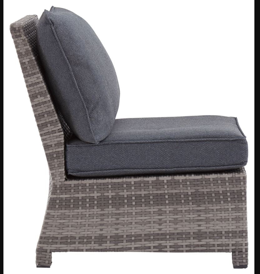 Salem Beach Armless Chair with Cushion | Calgary Furniture Store