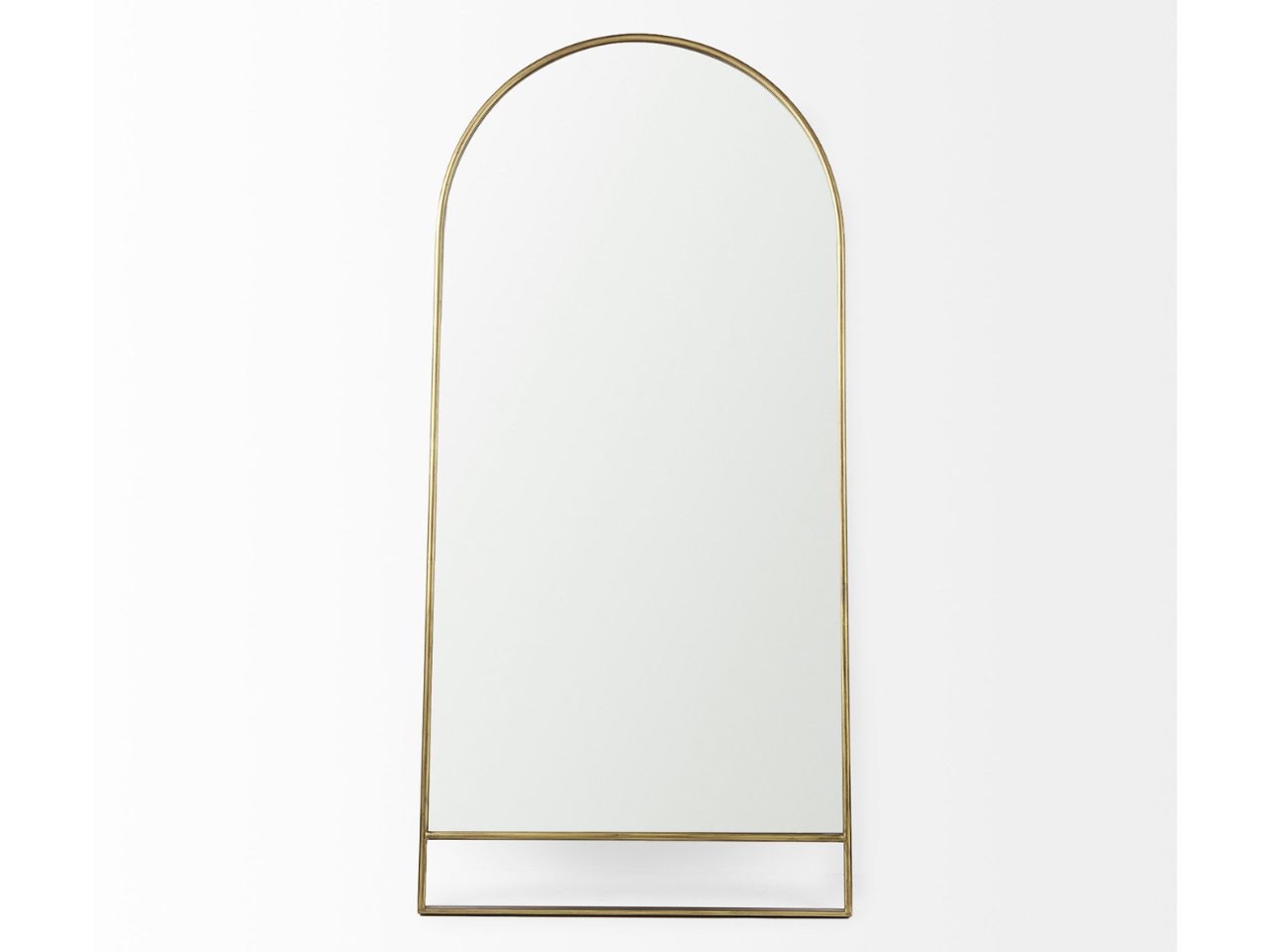 Sadie Gold Arch Floor Mirror | Calgary Furniture Store