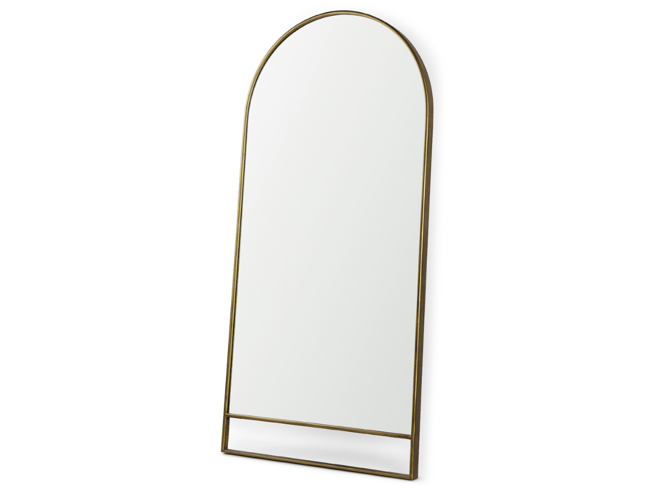Sadie Gold Arch Floor Mirror | Calgary Furniture Store