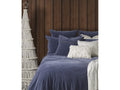 Saphyr Blue Velvet Double Queen Duvet Cover | Calgary Furniture Store