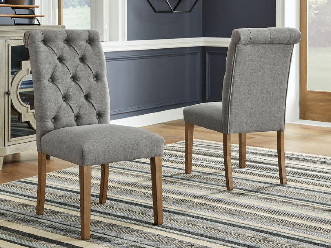 Harvina Gray Dining Chair | Calgary Furniture Store