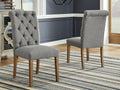 Harvina Dining Chair - Gray | Calgary Furniture Store