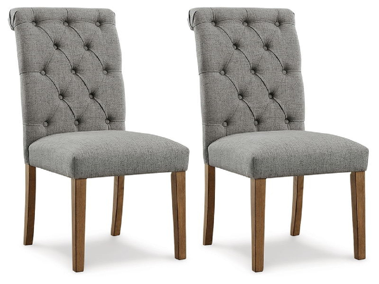 Harvina Dining Chair - Gray | Calgary Furniture Store