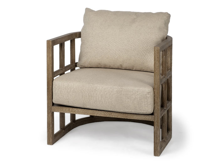 Skylar II Accent Chair - Tan Fabric Covered Cushioned | Calgary's Furniture Store | Calgary Accent Chairs
