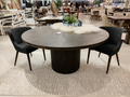 Terra Dark Brown Wood Round Dining Table | Calgary Furniture Store