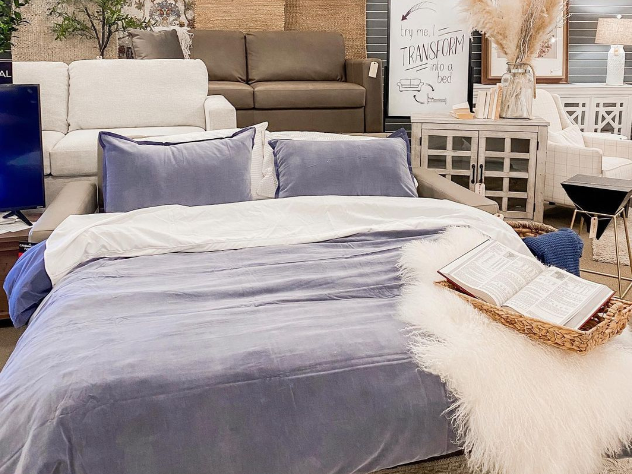 2TH3 Transformer Sleeper Sofa | Calgary Furniture Store