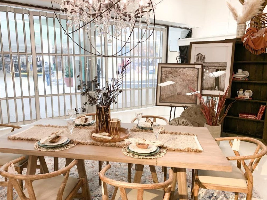 Trixie I Natural Linen Seat Dining Chair - Light Brown | Calgary's Furniture Store | Calgary Dining Chairs