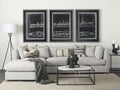 Valence Gray Ottoman | Calgary Furniture Store