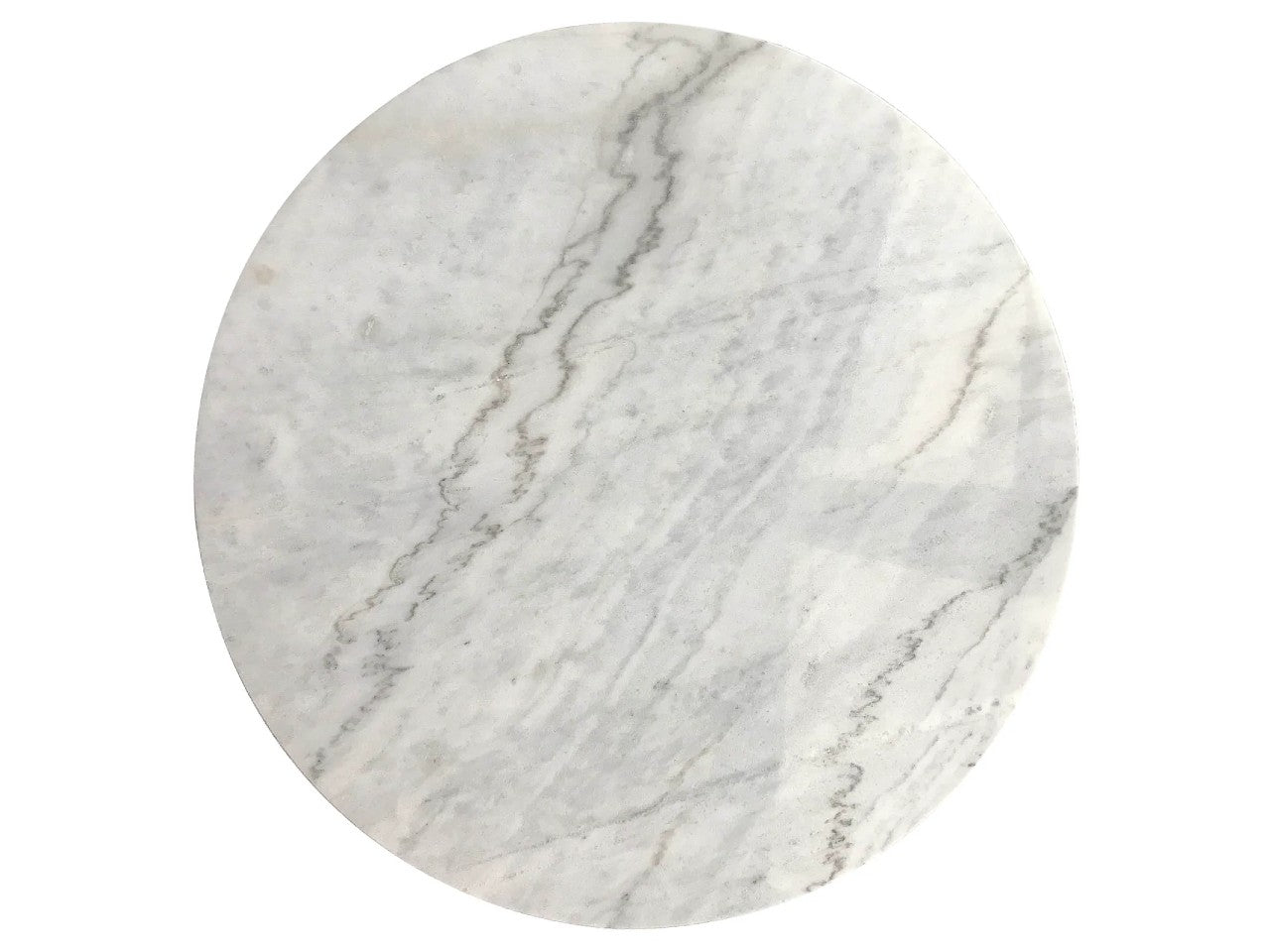 White Marble Round Coffee Table | Calgary Furniture Store