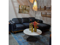 White Marble Round Coffee Table | Calgary Furniture Store