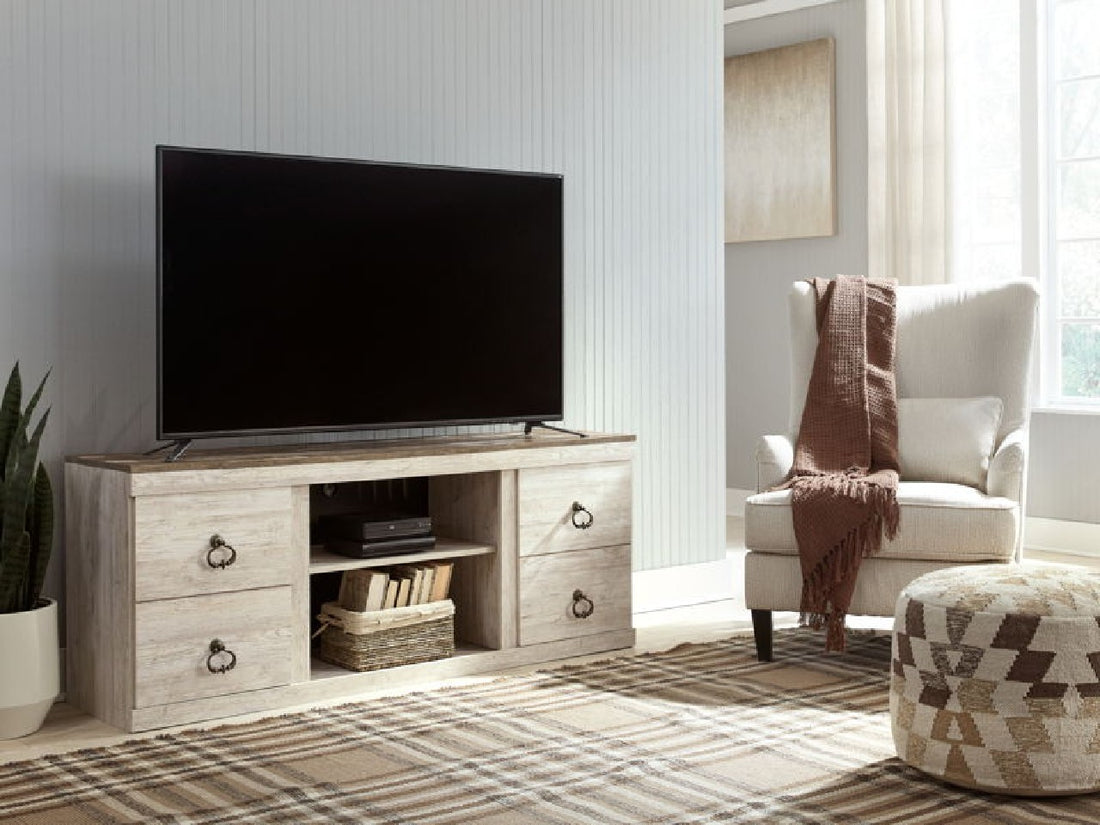 Willowton Brown Light Media Cabinet | Calgary Furniture Store