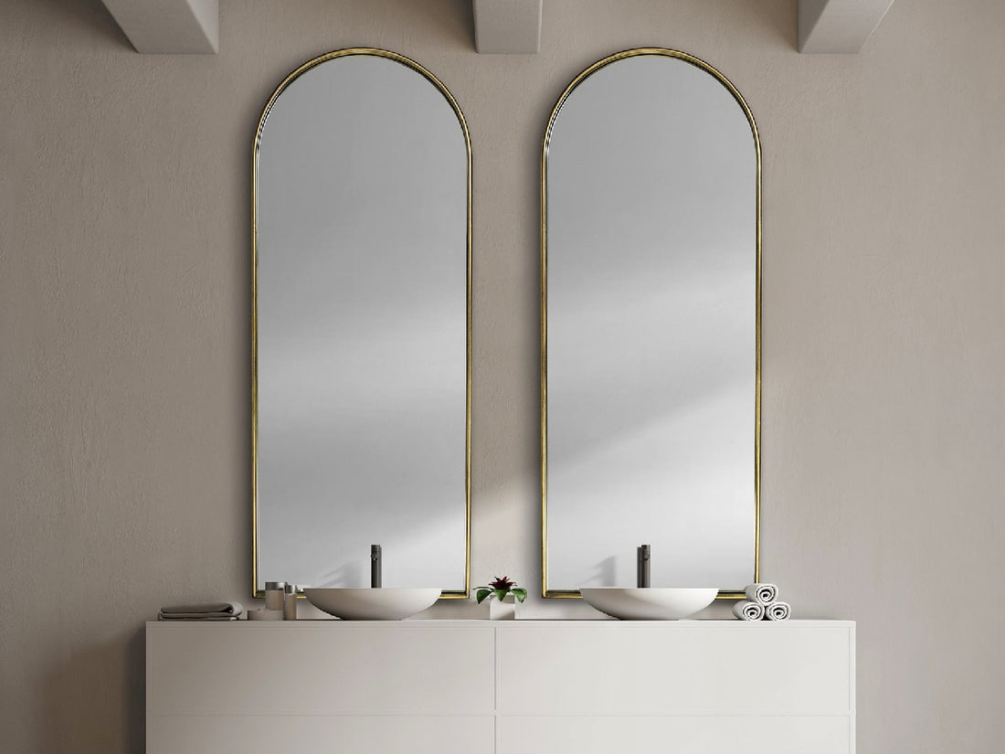 Agatha Gold Wall Mirror | Calgary Furniture Store