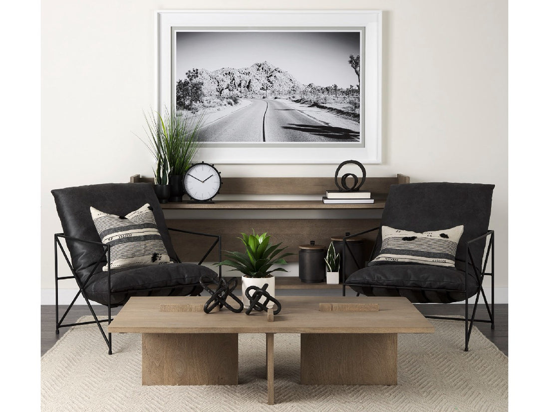 Aida Light Brown Rectangle Coffee Table | Calgary Furniture Store