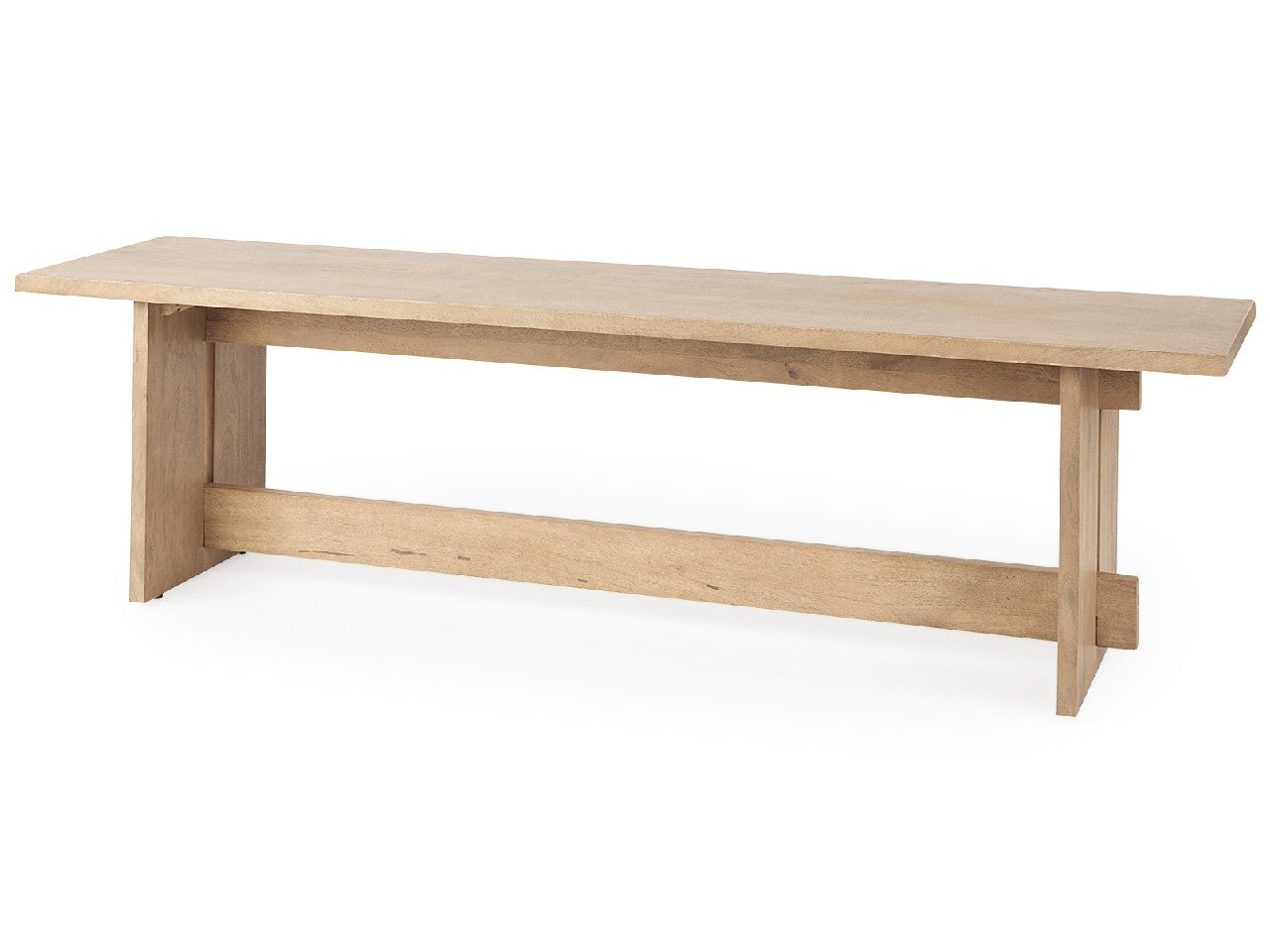 Aida Natural Dining Bench | Calgary Furniture Store
